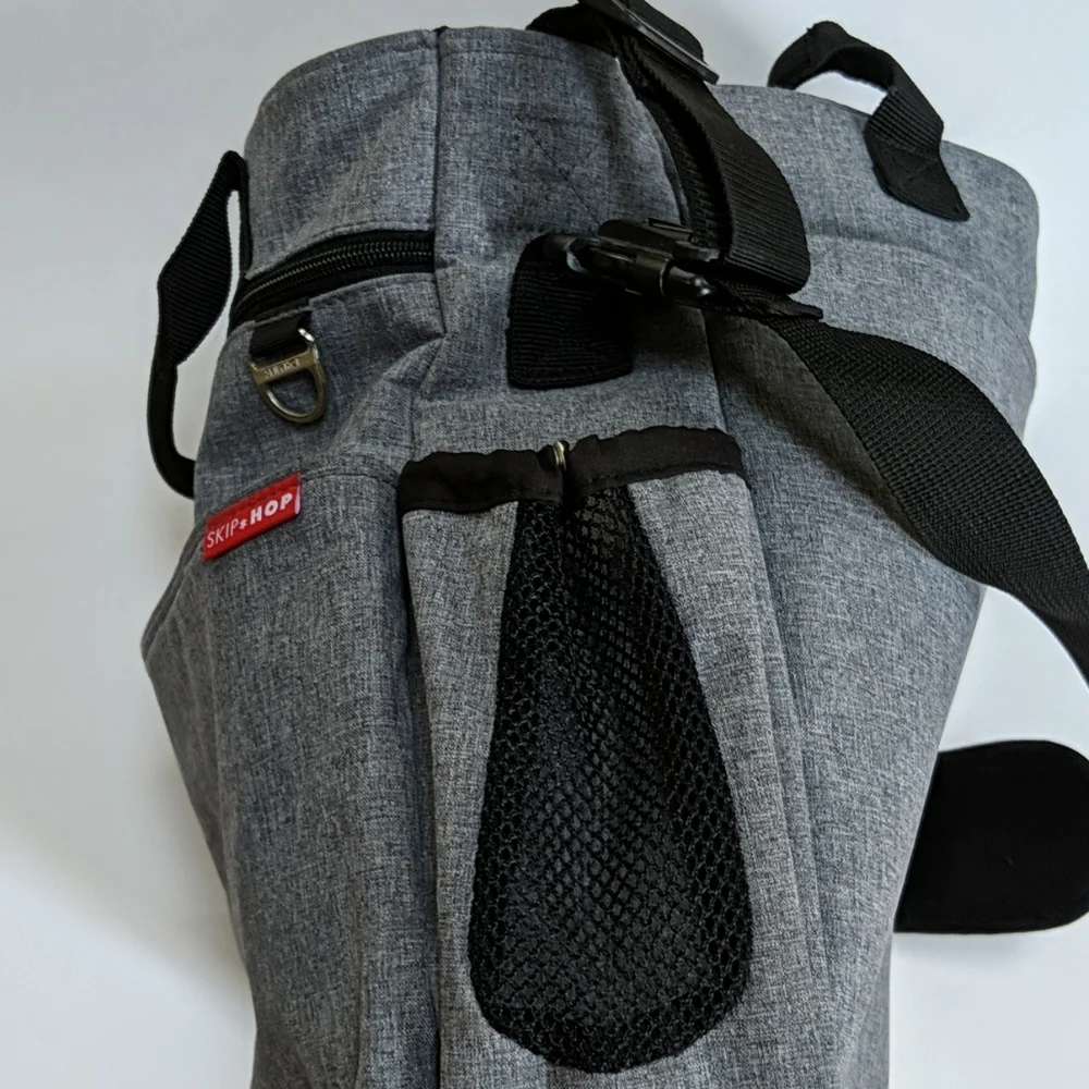 Skip Hop, messenger diaper bag.